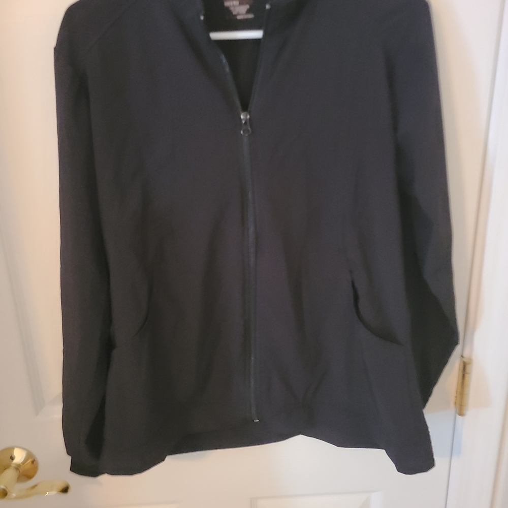 Women's Black Full-Zip Bomber Jacket